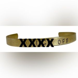 F*** Off cuff Bracelet